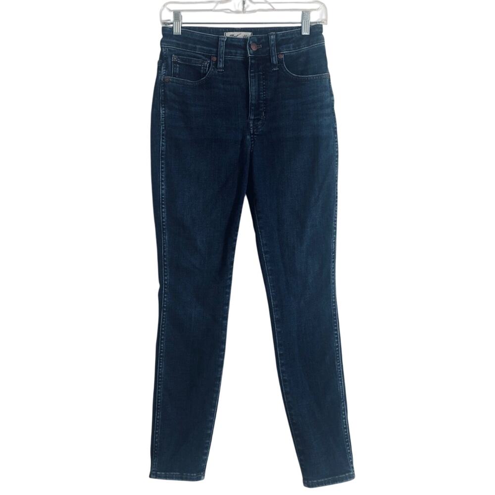 Madewell Denim Curvy High Rise Skinny Pants Medium Blue Wash Jeans 25